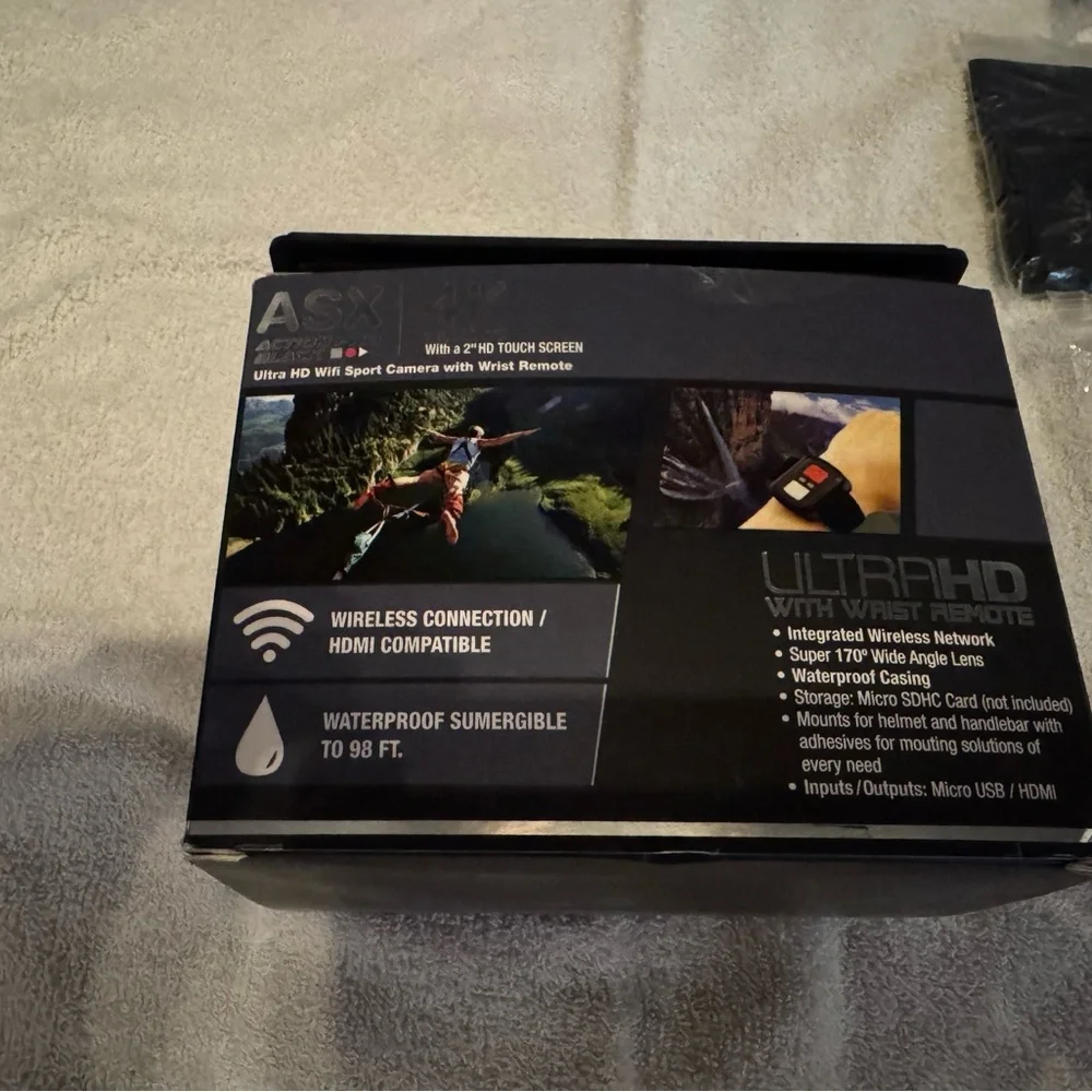 Acting Pro 4K Wi-Fi Black Video Camera